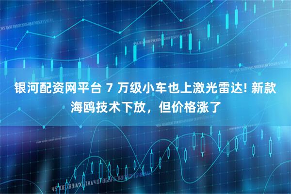 银河配资网平台 7 万级小车也上激光雷达! 新款海鸥技术下放，但价格涨了